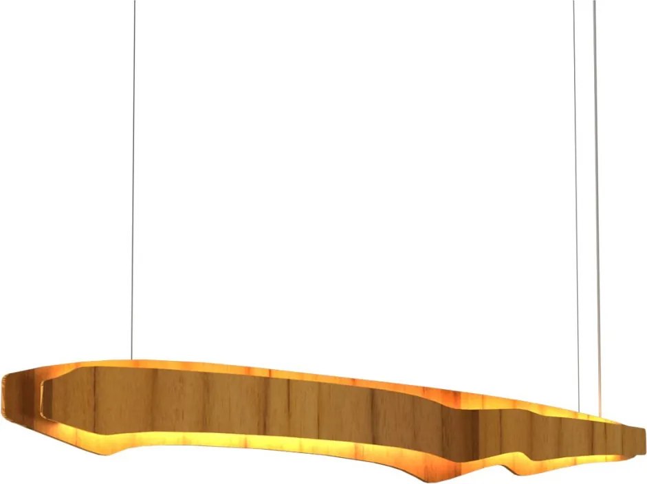Quintiesse Horizon QN-HORIZON-LED-LP-140-TEAK Függőlámpa 1x65W/LED 3000K 3774lm IP20