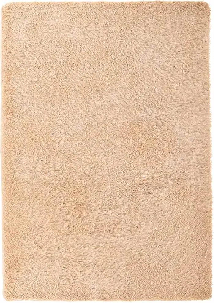 vidaXL bézs poliészter hosszú szálú NAVARRA bozontos szőnyeg 160x230cm