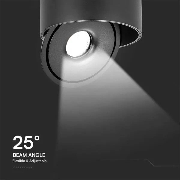 LED Spotlámpa LED/20W/230V 3000/4000/6400K fekete