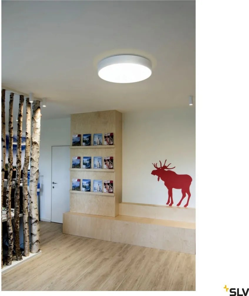 SLV 1007299 MEDO Modern Kültéri Mennyezeti Lámpa Fehér LED IP50