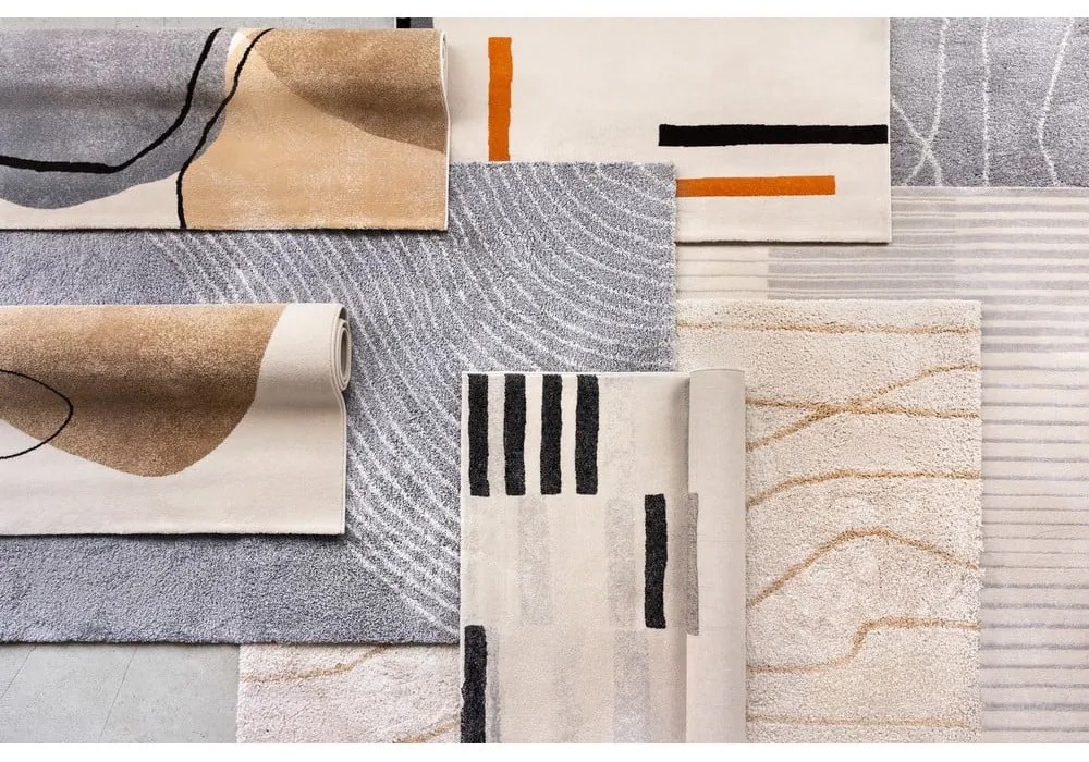 Narancssárga-krémszínű szőnyeg 160x230 cm Linea – Bonami Selection