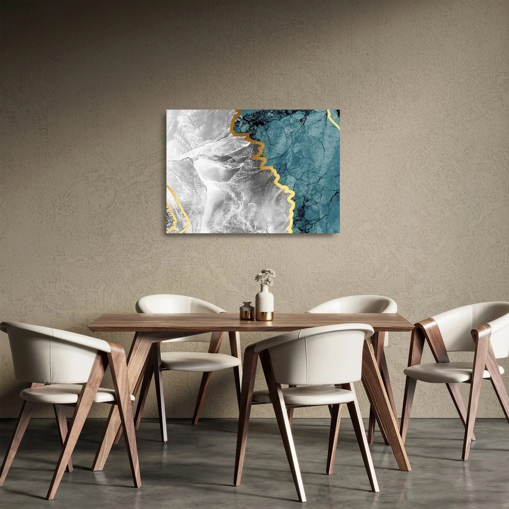 Kép - Márvány (üvegen) (70x50 cm)