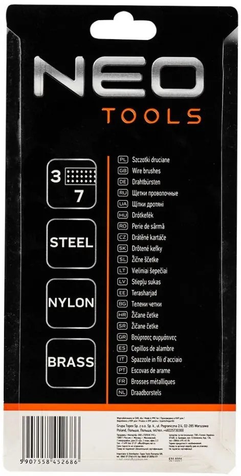 Drótkefék 3 db 39-100