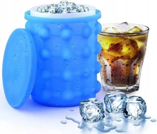 Jégforma Szilikon Vödör Bögre Jégkockakészítő Jégforma
