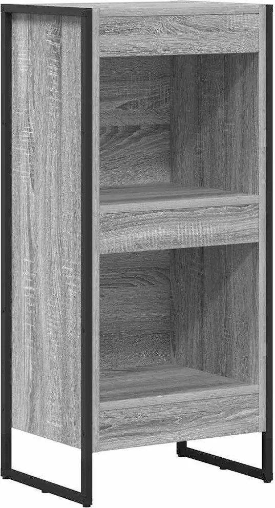 vidaXL Könyvespolc Szürke Sonoma 80 x 30 x 155 cm Faanyag