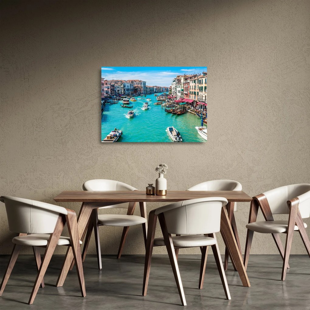 Kép - Grand Canal, Velence, Italy (üvegen) (70x50 cm)