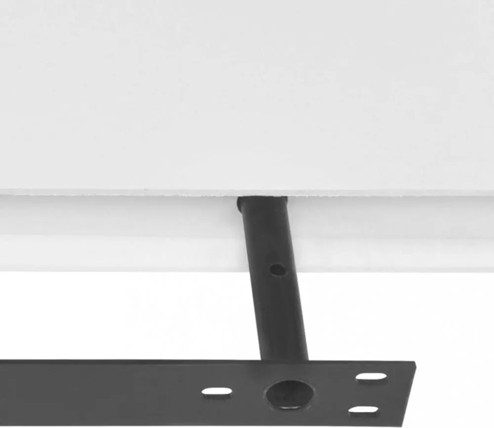 4 db fehér fali polc 100 cm