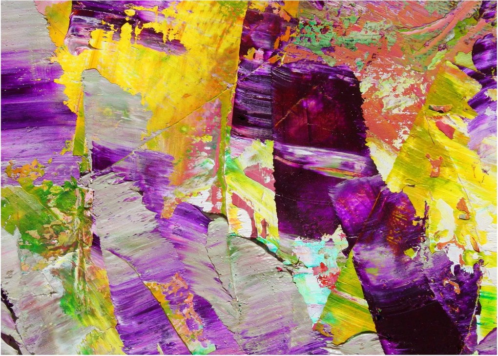 Absztrakció kép - festmény (70x50 cm)