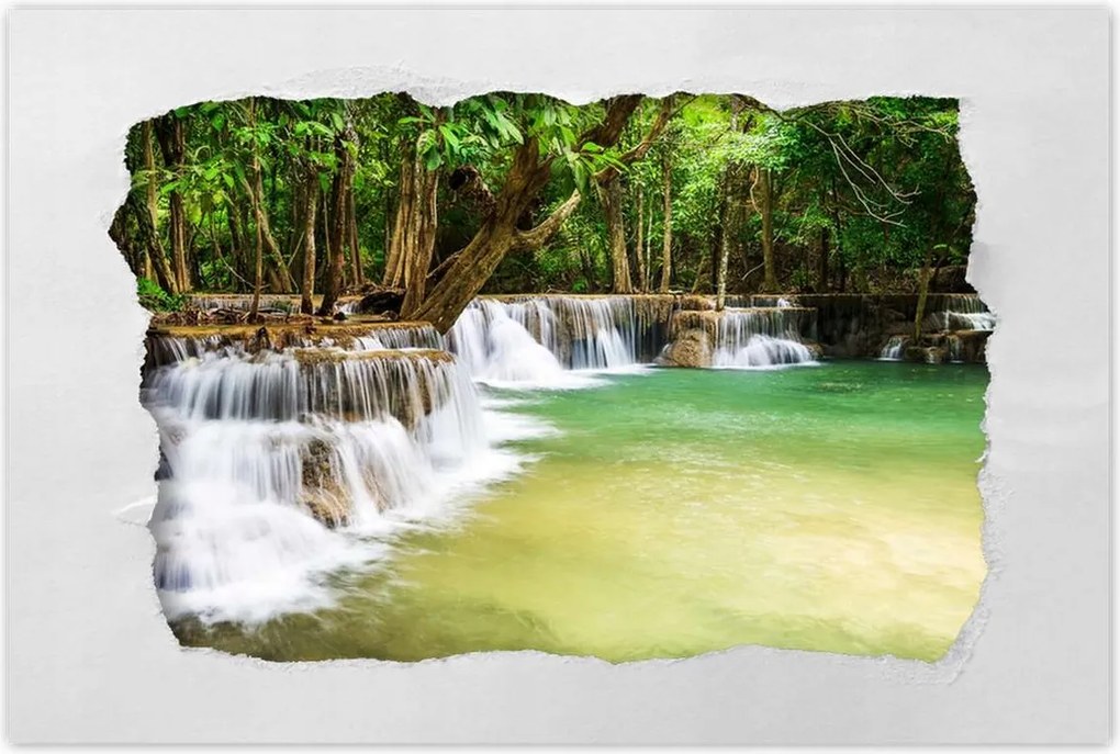 Poszterek 90x60 tájkép vízeséssel