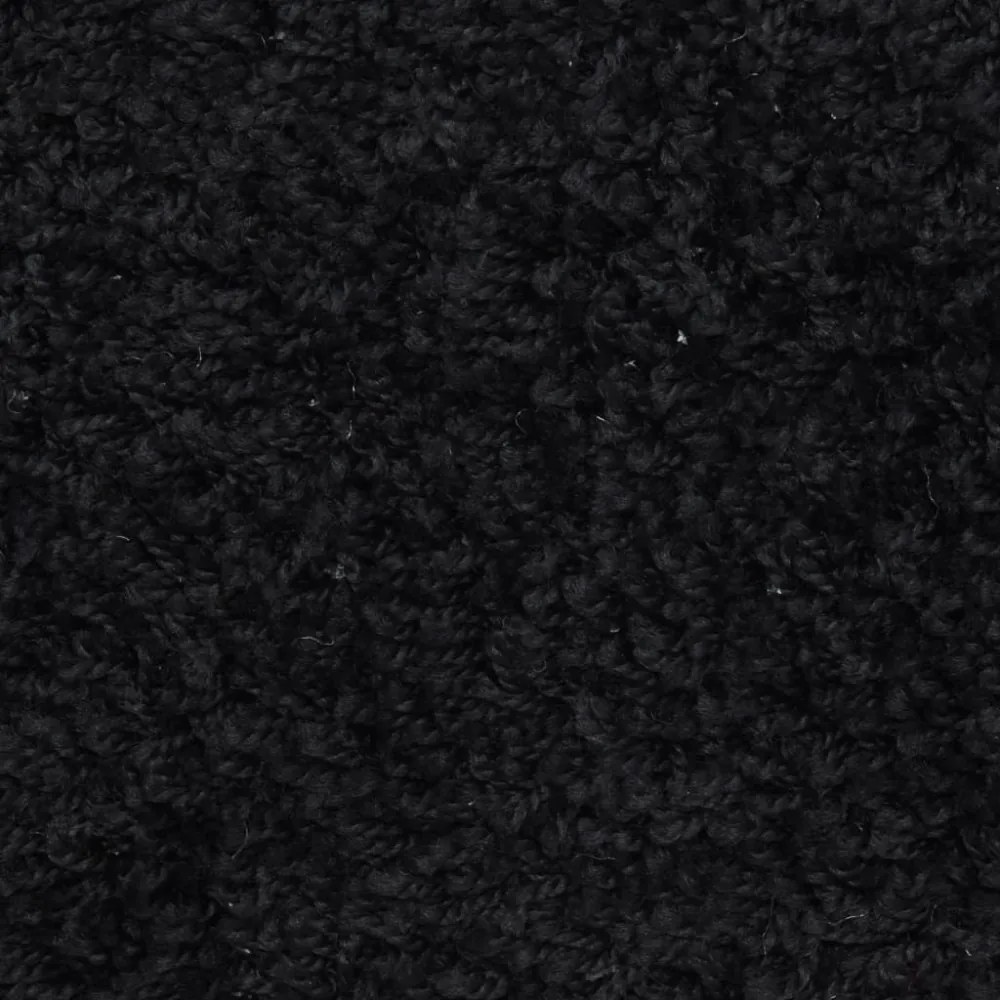 15 db fekete lépcsőszőnyeg 65 x 21 x 4 cm