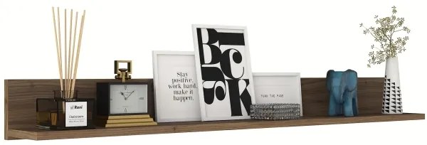 Fali polc RANI 135,8x15 cm barna