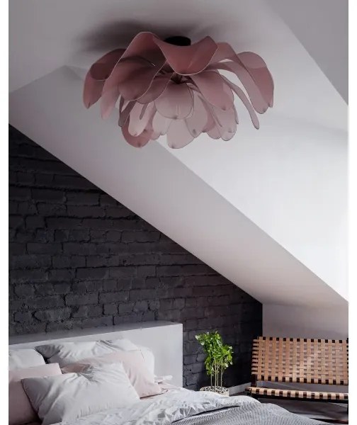 ByRydens 4202430-0500 - LOU LOU felületre szerelhető csillár 1xE27/8W/230V rózsaszín