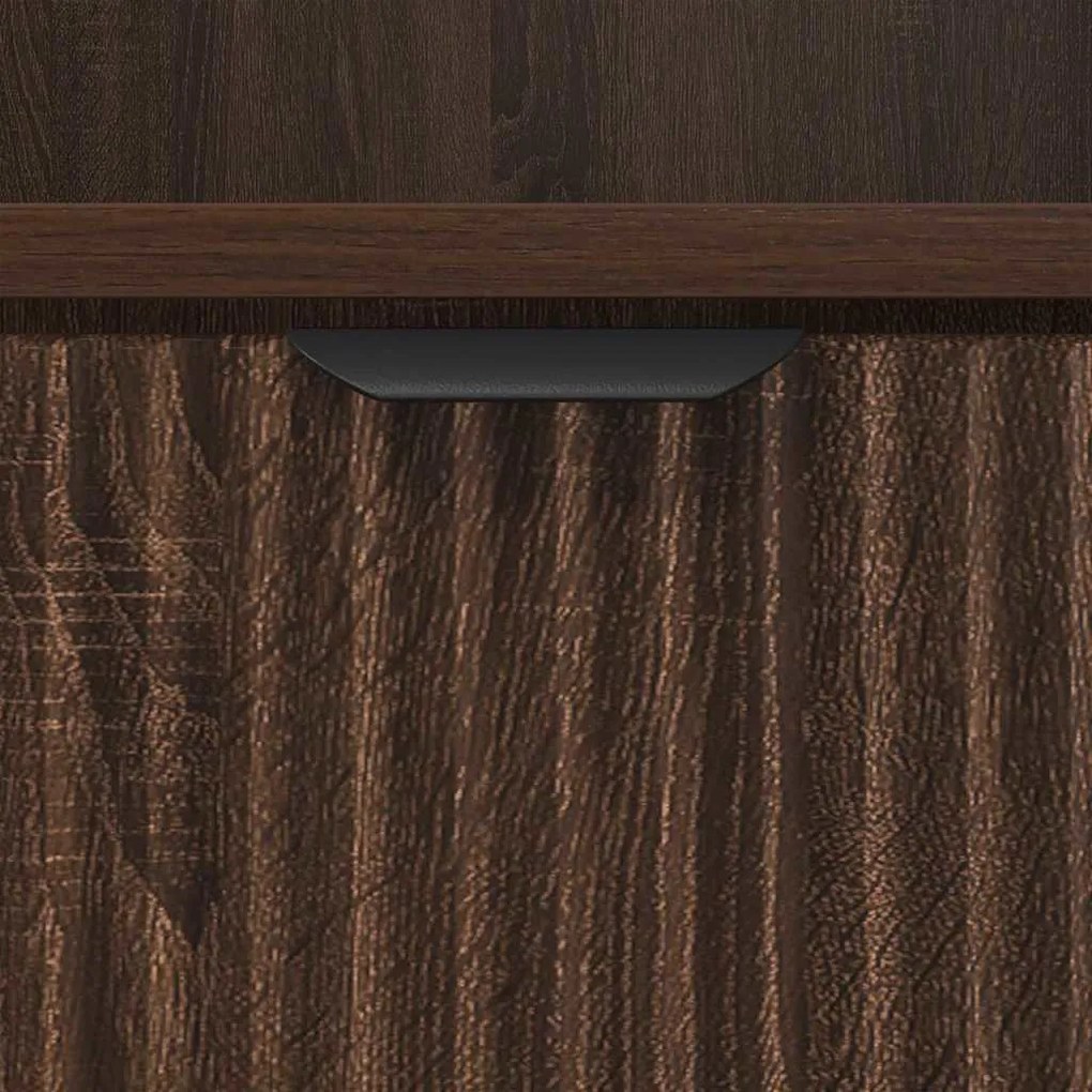 Éjjeliszekrények 2 pcs barna tölgy 49 x 36 x 61 cm Faanyag