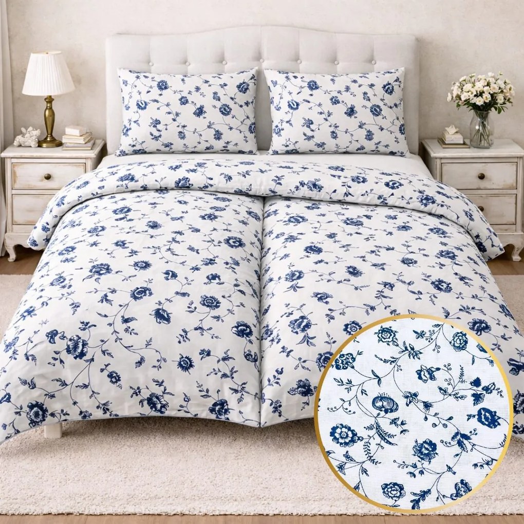 Barbora pamut ágyneműhuzat 140x200cm+90x70cm TiaHome