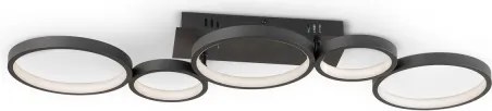 BRILAGI - LED dimmelhető mennyezeti lámpa RINGO LED/34W/230V fekete + távirányító