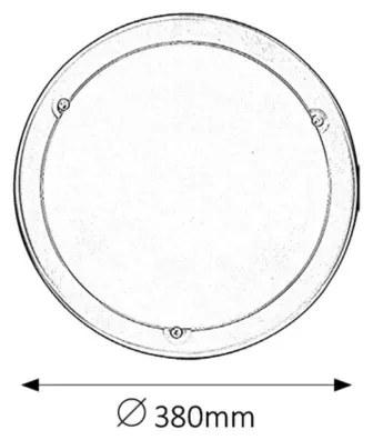 Rabalux 5151 - Mennyezeti lámpa UFO 2xE27/60W/230V