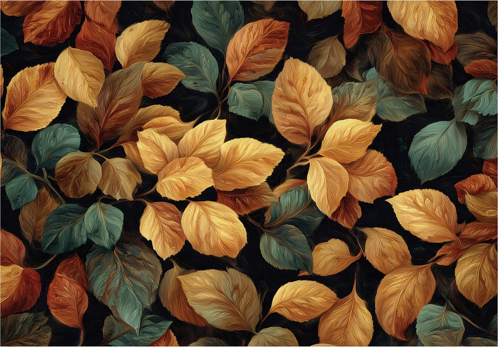 Fotótapéta Levelek Természet Ősz Hálószoba Nappali Tapéta Flizelina 400x280