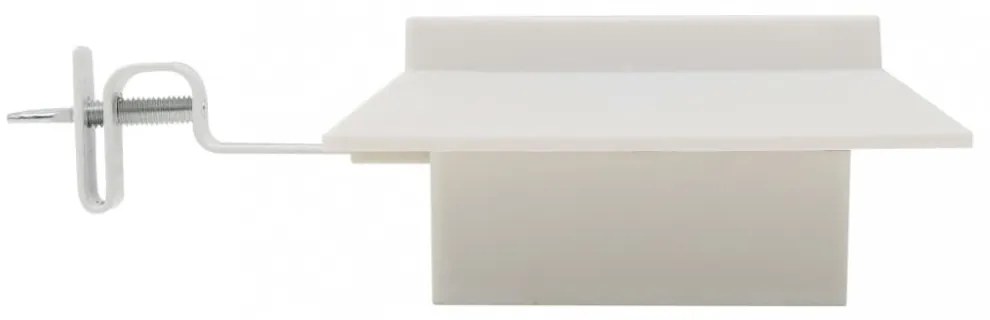 12 db fehér négyzet alakú kültéri napelemes LED lámpa 12 cm