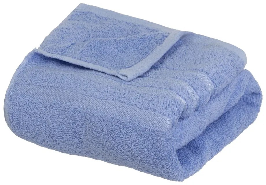 Kék frottír pamut fürdőlepedő 70x140 cm Simple – Casa Selección