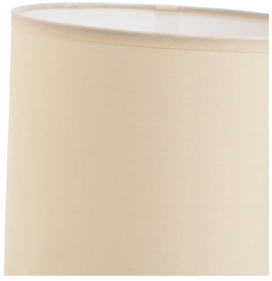 Téglavörös-krémszínű asztali lámpa textil búrával (magasság 39 cm) – Casa Selección
