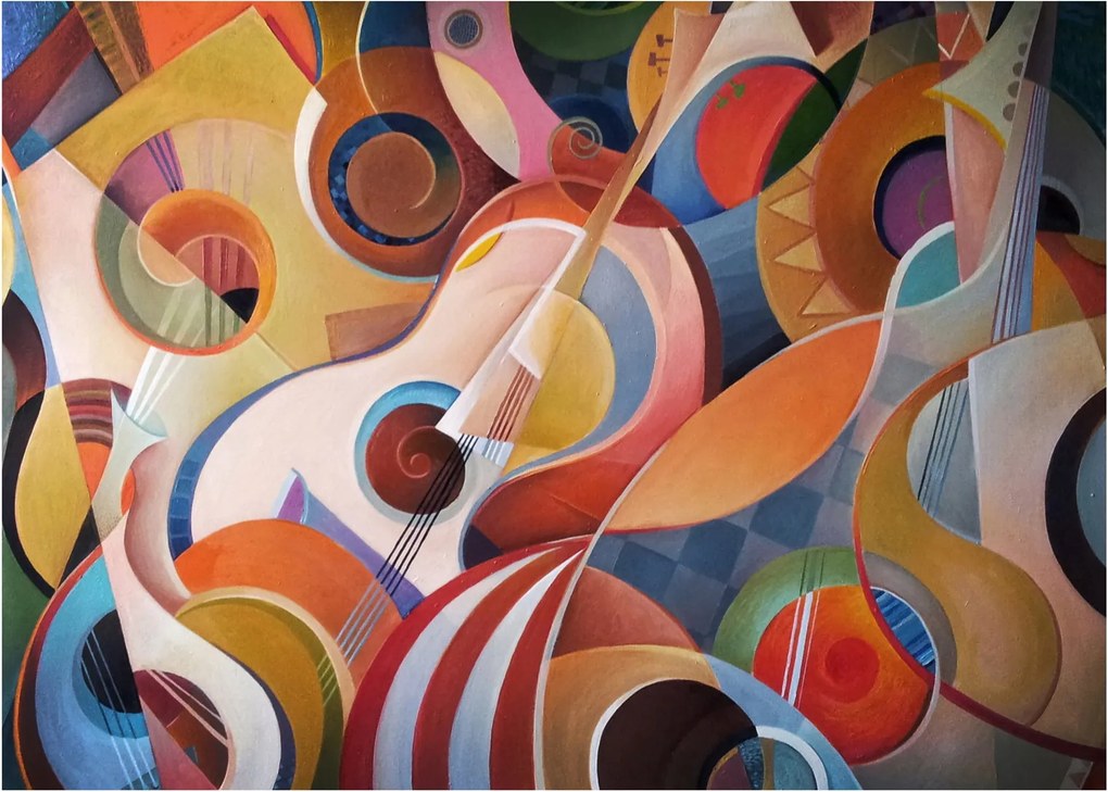 Kép - Zenei absztrakt (70x50 cm)