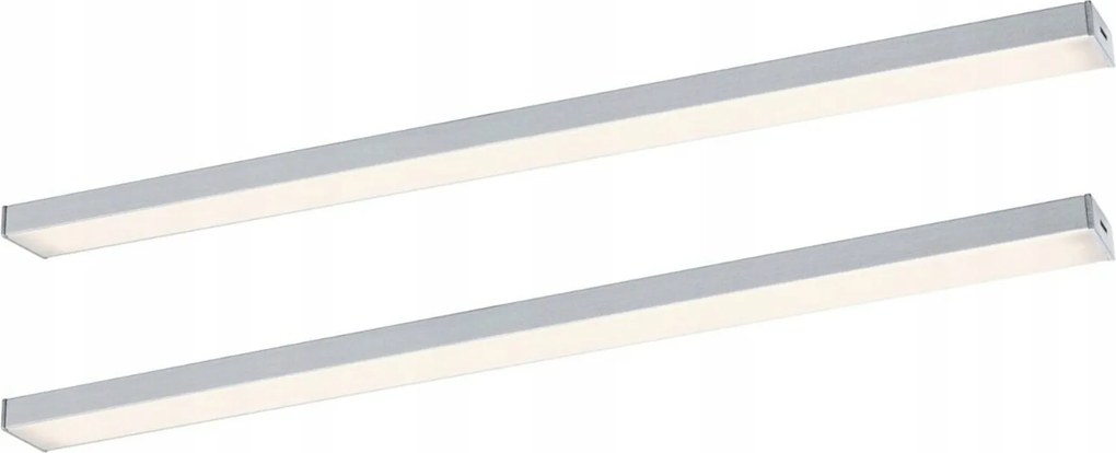 Paulmann Led szekrény alatti lámpa Inline 2x4W, matt króm, 350x26mm, 24V