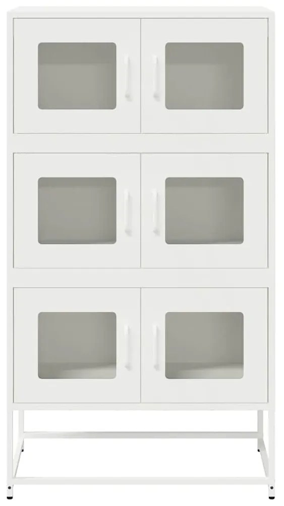 Magastábla Fehér 68x39x123 cm Acél