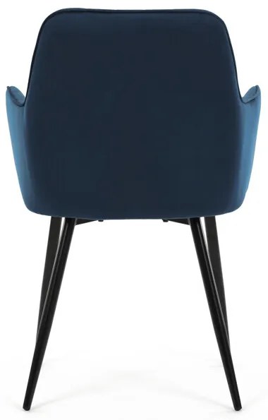 Kék Bársony Étkezőszék. DCH-215 BLUE4