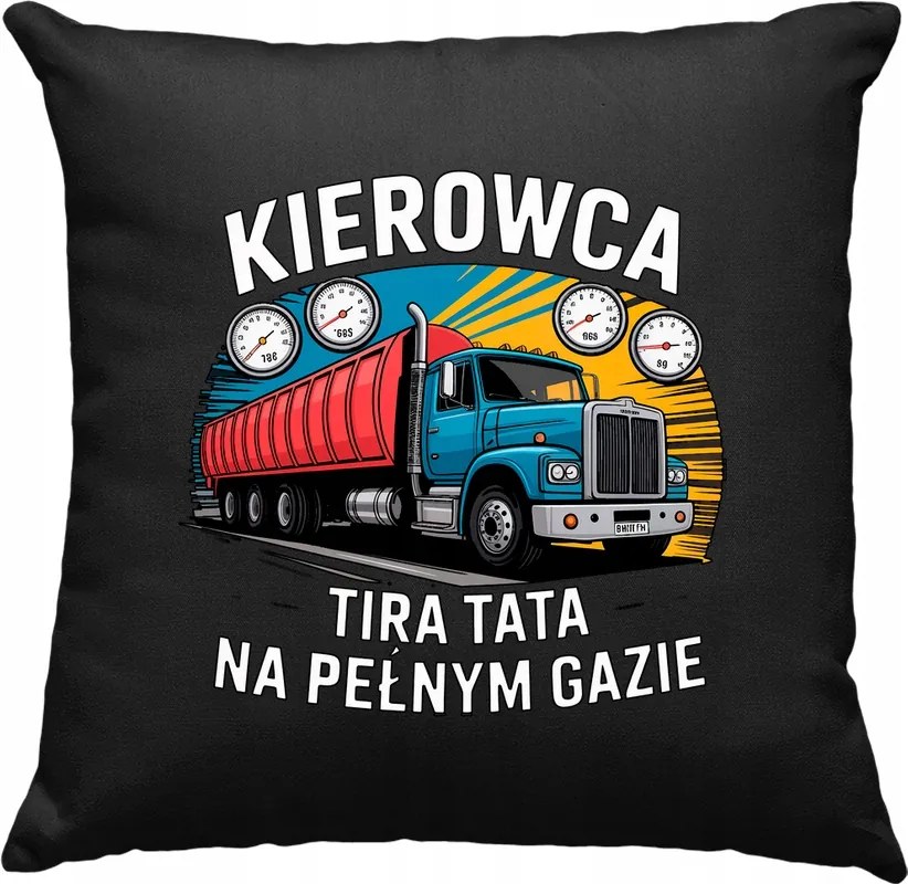 Teherautó párna autó apa 2 fekete