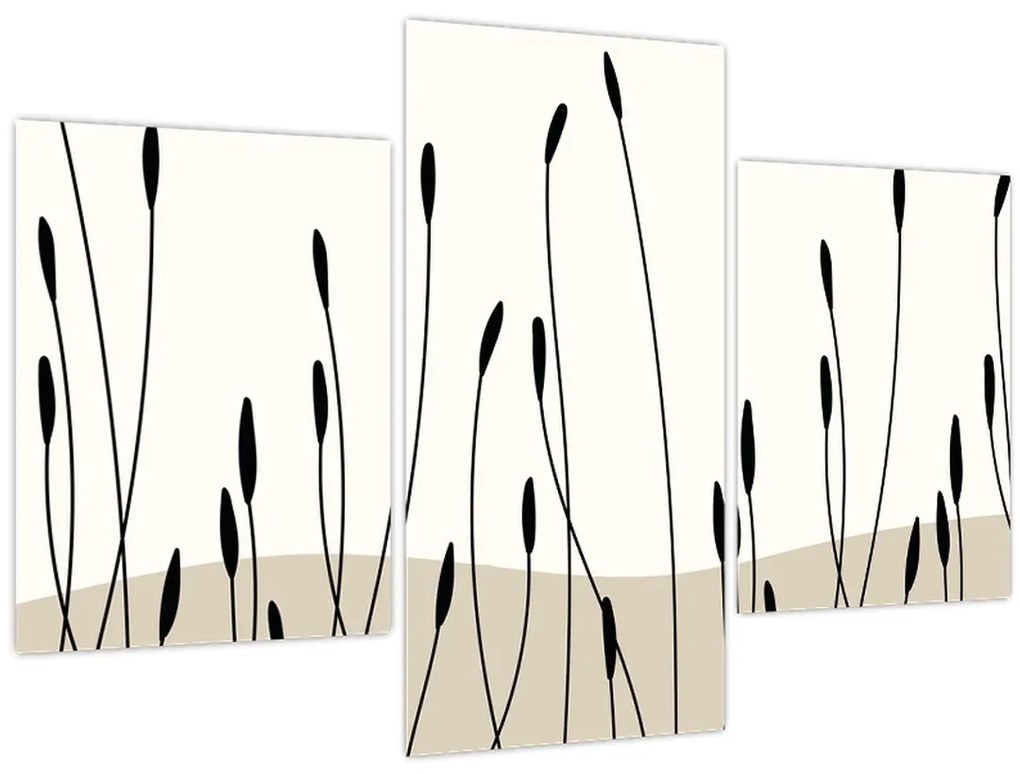 Kép - Grafikus rét N⁰3 (90x60 cm)