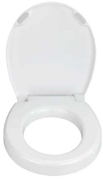 WENKO 21905100-SECURA WC-ülőke 37x44 cm fehér/szürke