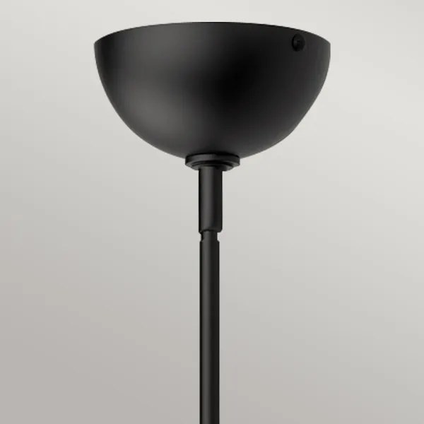 Alora Mood ALM-JUDE-P-MB-CL - Rúdon függő csillár JUDE 1xE27/60W/230V fekete