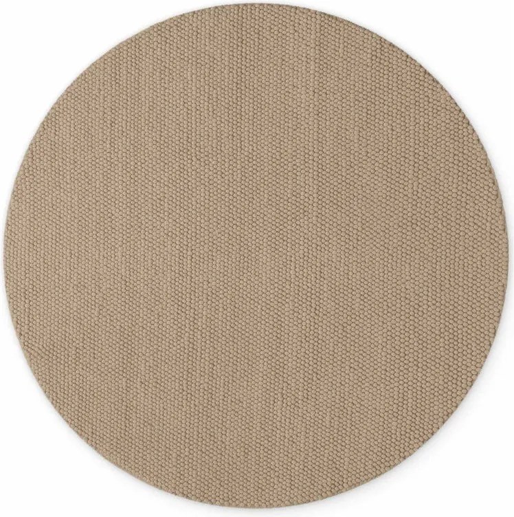 Natúr színű kézi szövésű gyapjú kerek szőnyeg ø 200 cm Richmond Diana – Ted Baker