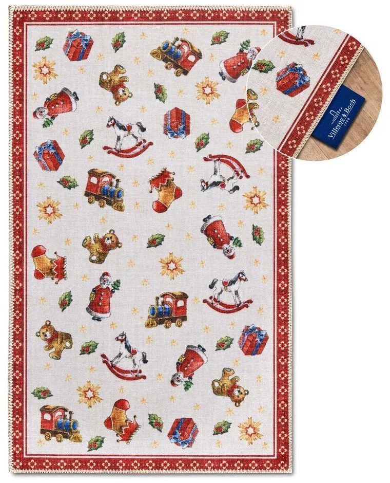 Piros szőnyeg karácsonyi mintával 50x80 cm Red Christmas – Villeroy&amp;Boch