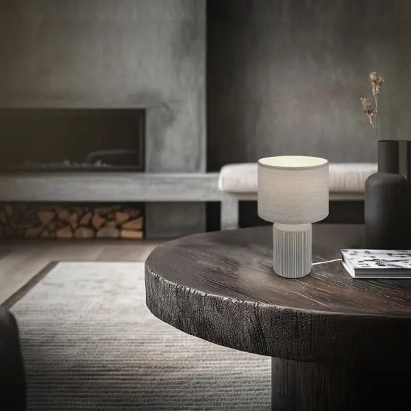 Brilo - Asztali lámpa INO 1xE14/10W/230V szürke