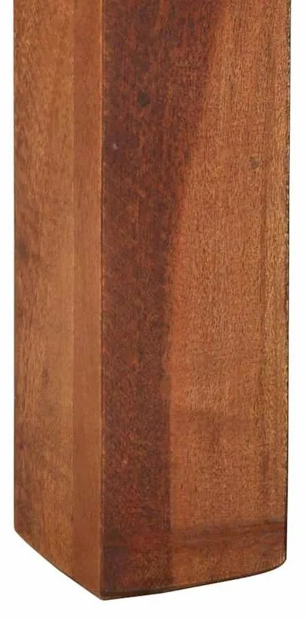 vidaXL dohányzóasztal 60x60x35 cm tömör fa akácfa