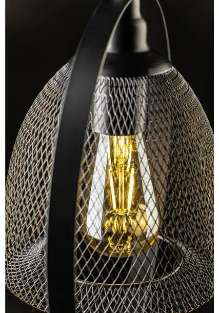 Lámpa Mennyezeti lámpatest XALIS 2,7320,AC220-240V,50/60Hz,1*E27,IP20,átmérő 30CM,egyes, fekete