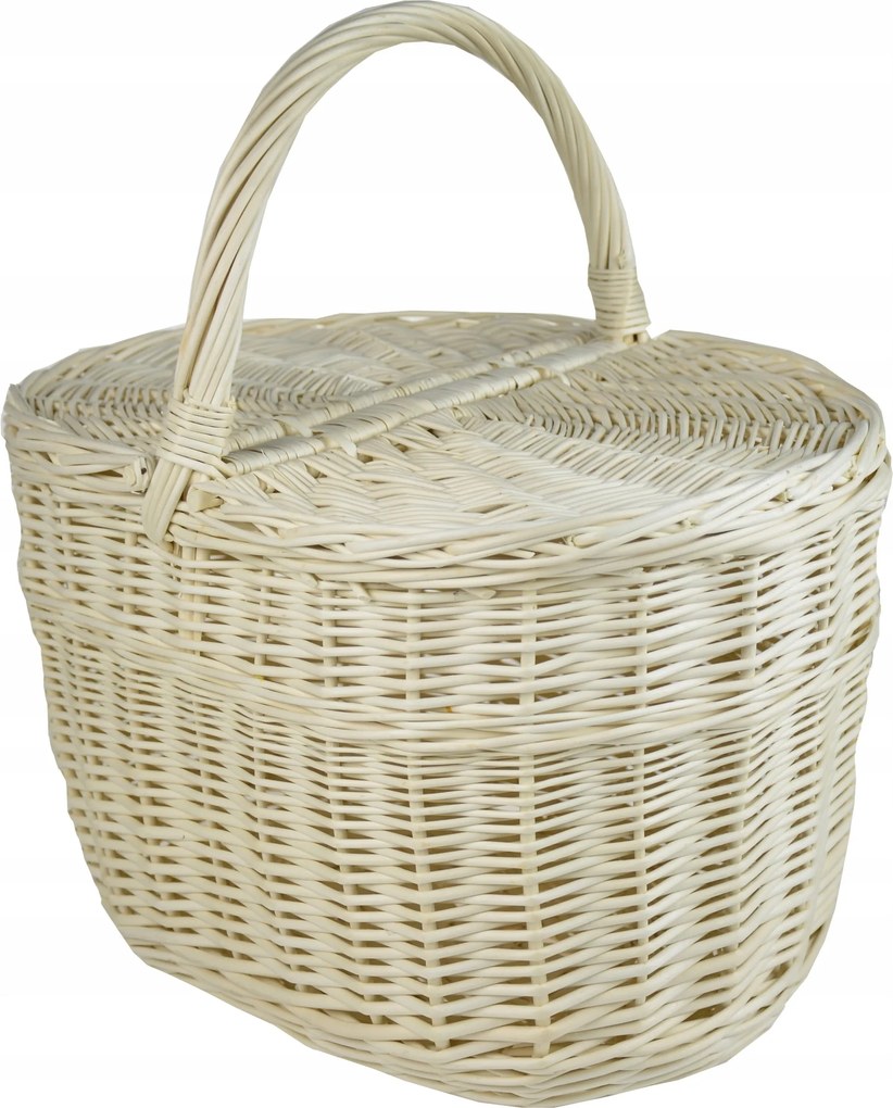 Piknik Kosár fonott Piknik Kosár Fehér