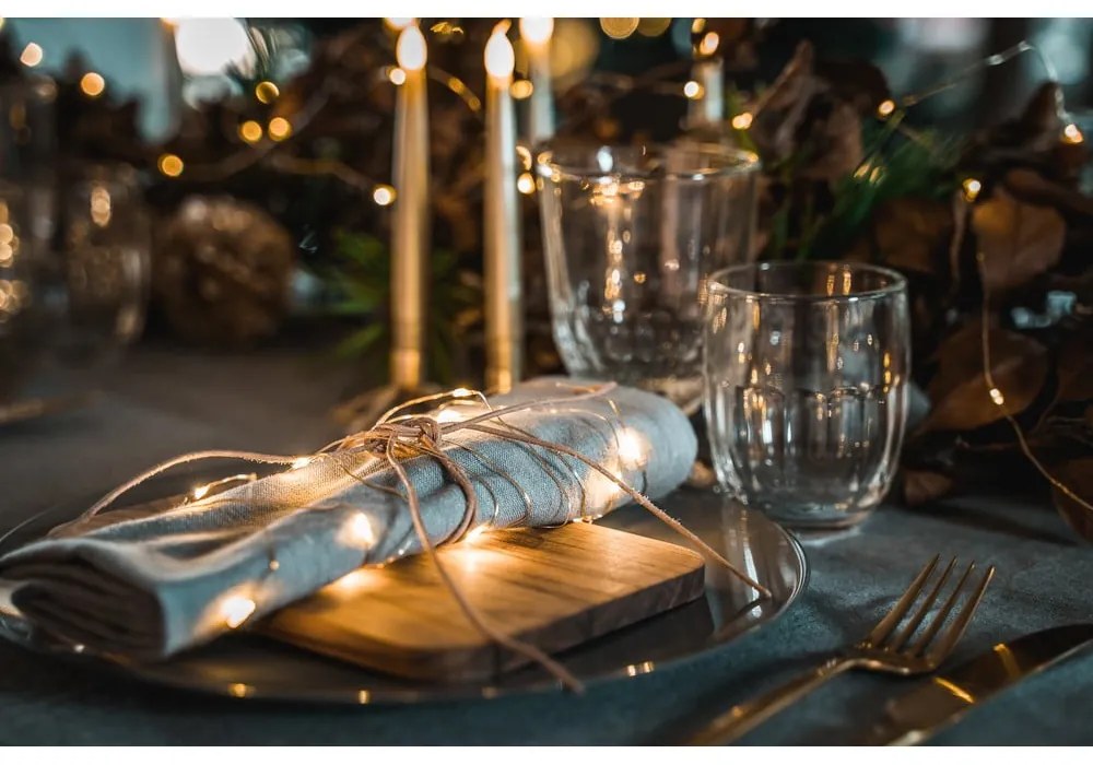 Fényfüzér, izzók száma 40 db-os hosszúság 390 cm Knirke – Sirius