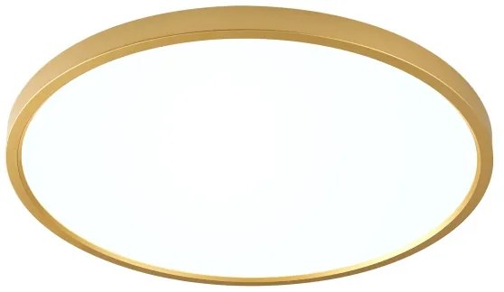 Zuma Line WM-BP1108-S-G - CAMI LED mennyezeti lámpatest 36W/230V átm. 40 cm arany