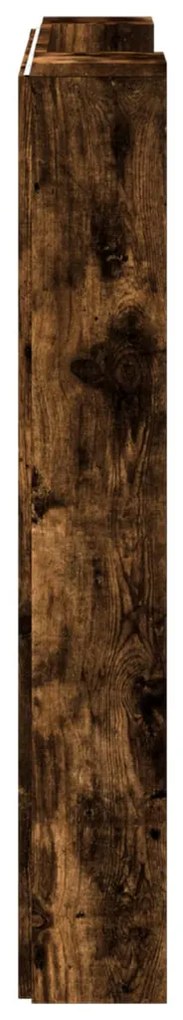 Fejtámla polcokkal Füstölt tölgy 100 x 16,5 x 103,5 cm Faanyag