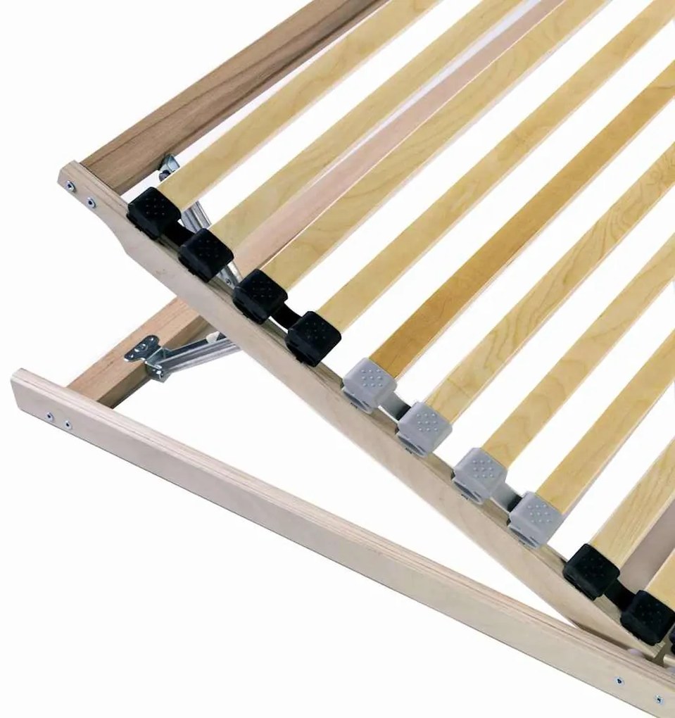 vidaXL Lécalap fejtámlával Barna 70 x 190 cm Tömör bükkfa