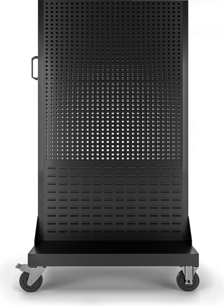 Műhelyfal szerszámtáblával, fekete, 965x1555x610 mm: MARIUSZ All Black