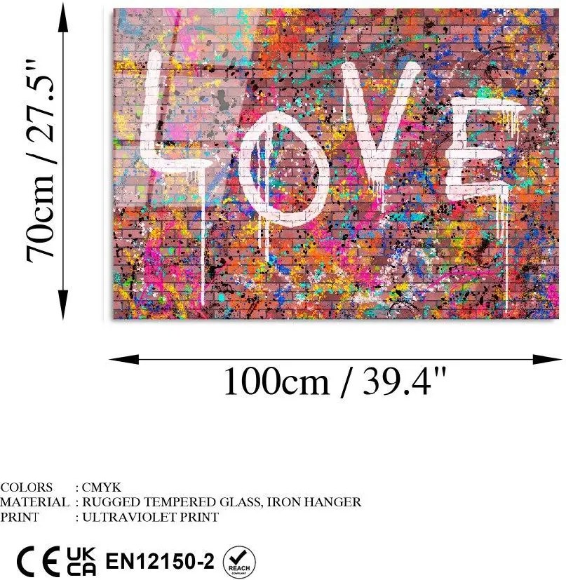 Üvegkép, 70×100 cm – UV-740