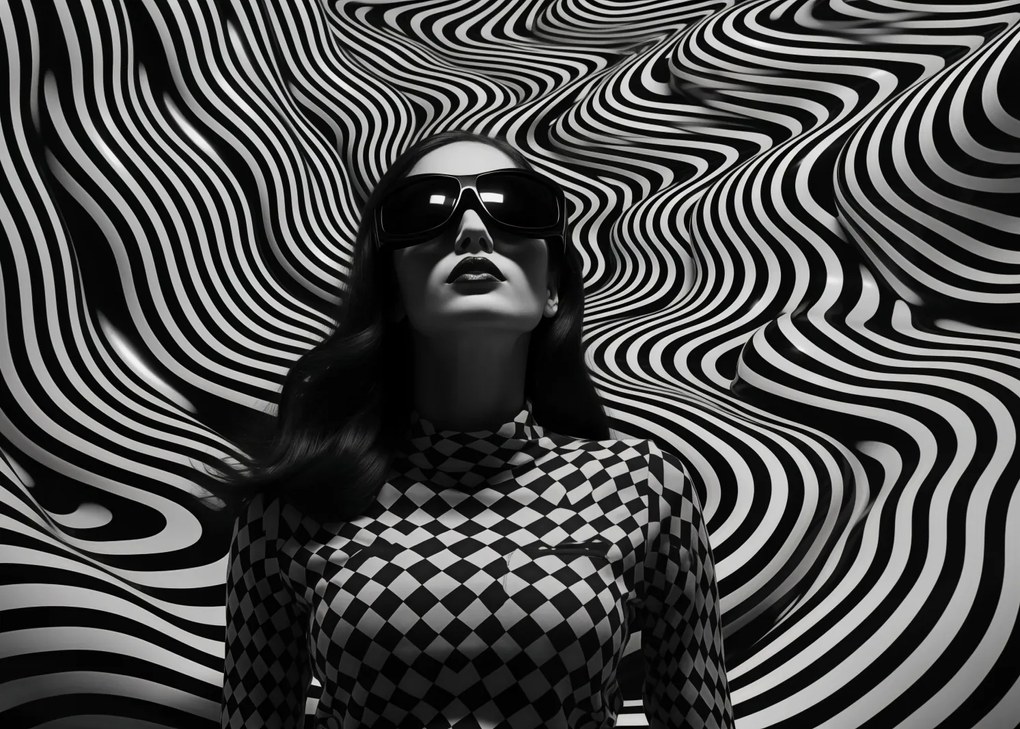 Poszter 35x25cm Kontraszt fekete szemüveggel