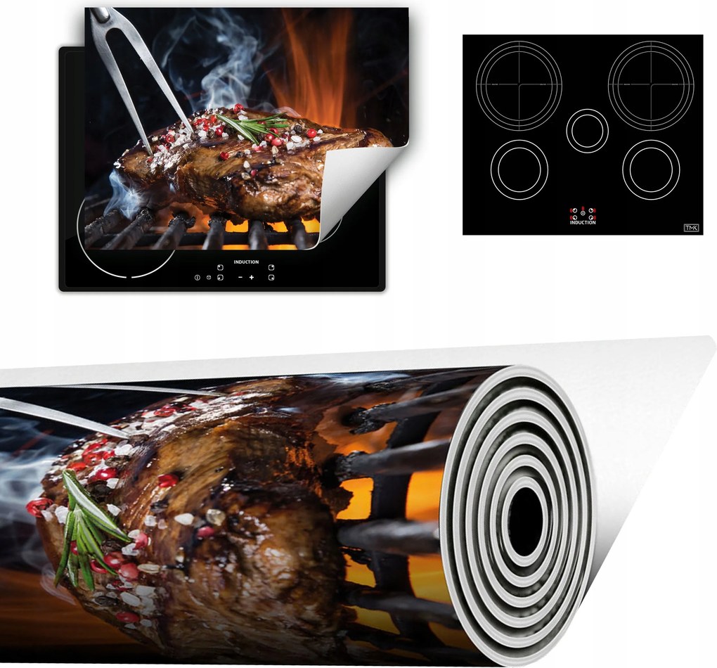 Vinyl Szőnyeg A Konyhába Több Hely 70x52 Marha steak