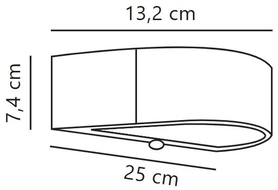 Nordlux - MONAY LED 5W 5V IP44 napelemes fali lámpa érzékelővel
