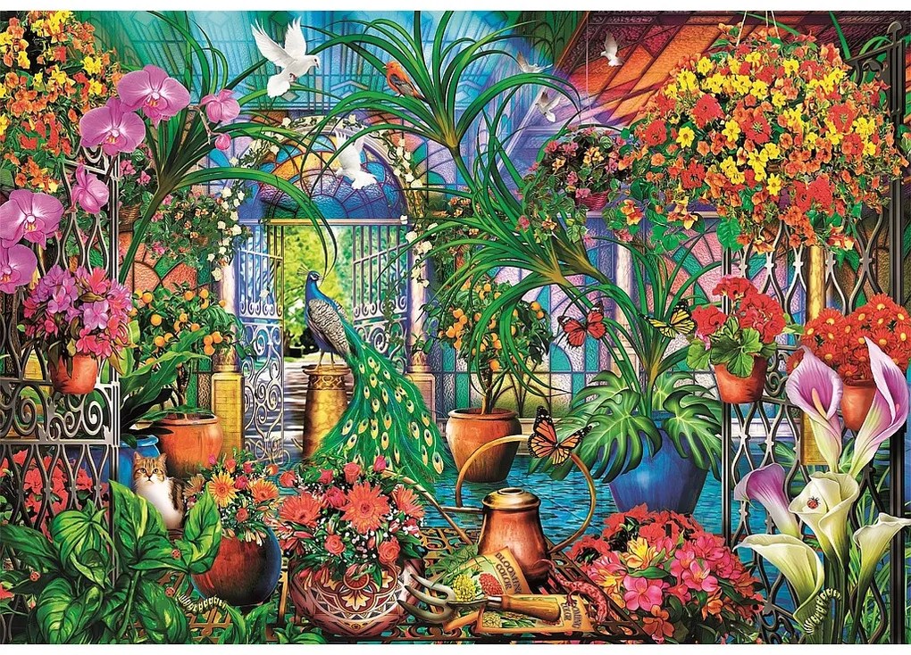 Üvegház Caretakers 500 db-os Compact puzzle Clementoni