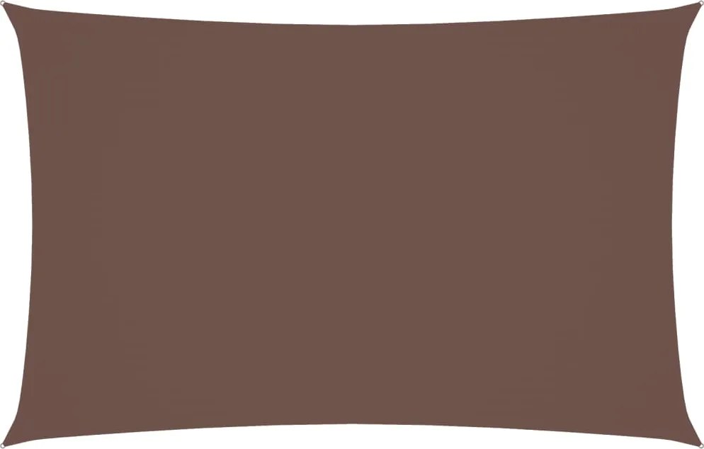 vidaXL barna téglalap alakú oxford-szövet napvitorla 2,5 x 5 m