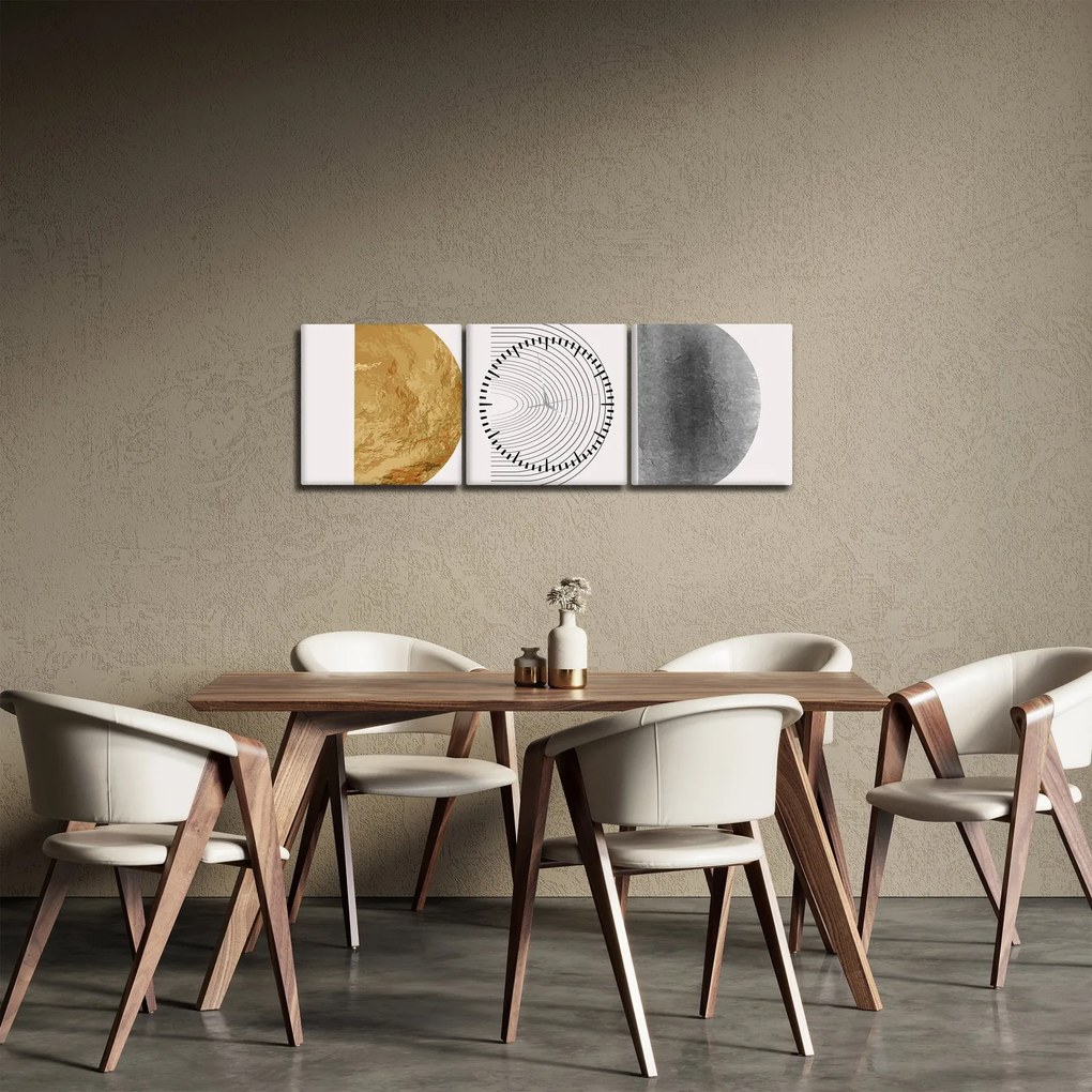 Kép - Rusztikus boltívek N⁰3 (órával) (90x30 cm)